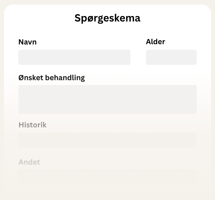 Udfyld spørgeskema