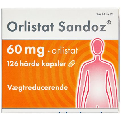 Alli Orlistat 60mg pakke - slankemedicin uden recept